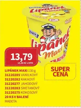 Kubík potraviny Lipánek maxi nabídka
