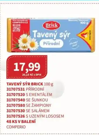 Kubík potraviny Tavený sýr Brick nabídka