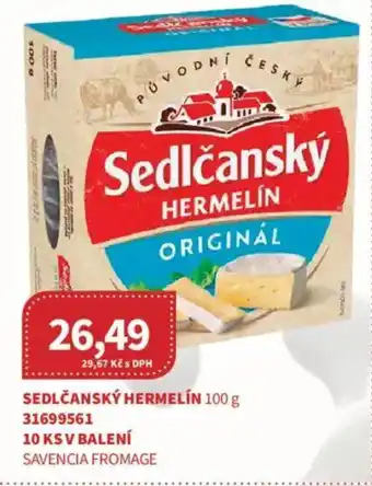 Kubík potraviny Sedlčanský Hermelín nabídka