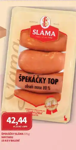 Kubík potraviny Špekáčky sláma nabídka