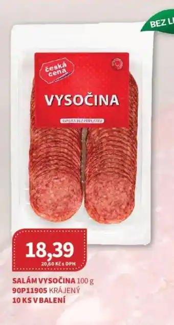 Kubík potraviny Salám vysočina nabídka