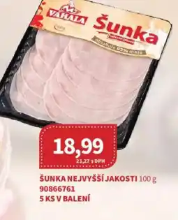 Kubík potraviny Šunka nejvyšší jakosti nabídka