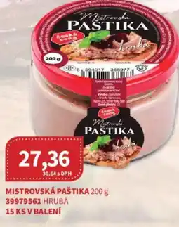 Kubík potraviny Mistrovská paštika nabídka
