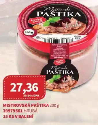 Kubík potraviny Mistrovská paštika nabídka
