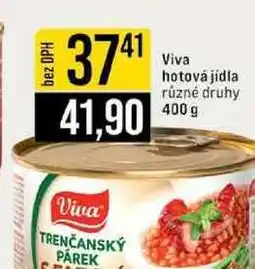 Jip Viva hotová jídla různé druhy nabídka