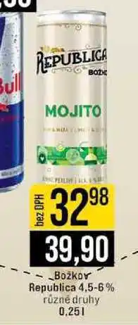 Jip Božkov Republica 4,5-6% různé druhy nabídka