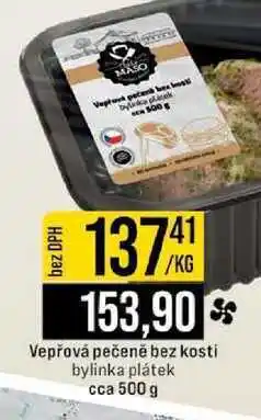 Jip Vepřová pečeně bez kosti bylinka plátek cca nabídka