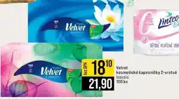 Jip Velvet kosmetické kapesníčky 2-vrstvé classic 100 ks nabídka