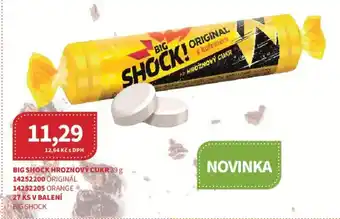 Kubík potraviny Big Shock hroznový cukr nabídka