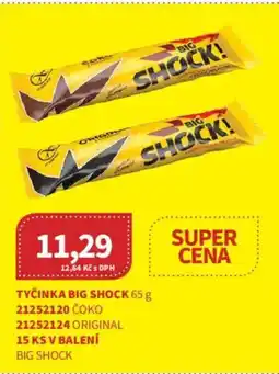 Kubík potraviny Tyčinka Big Shock nabídka