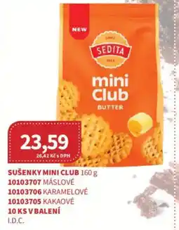 Kubík potraviny Sušenky mini club nabídka