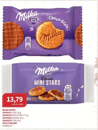 Kubík potraviny Milka choco nabídka