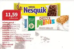 Kubík potraviny Tyčinka Nestlé nabídka