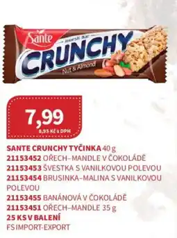Kubík potraviny Sante Crunchy tyčinka nabídka