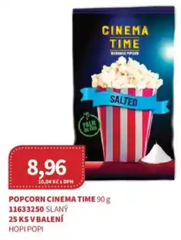 Kubík potraviny Popcorn Cinema time nabídka