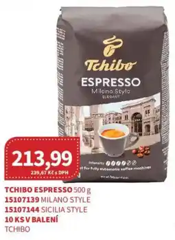 Kubík potraviny Tchibo espresso nabídka