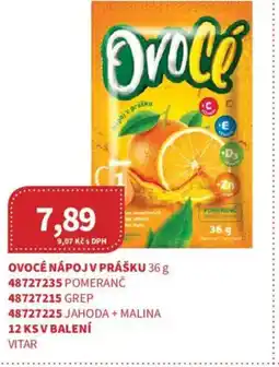 Kubík potraviny Ovocé nápoj v prášku nabídka
