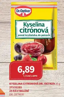 Kubík potraviny Kyselina citronová Dr.Oetker nabídka