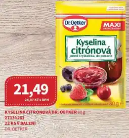 Kubík potraviny Kyselina citronová Dr.Oetker nabídka
