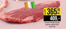 Jip Hovězí Flank steak pupek zadní část cca 2 kg 1kg nabídka