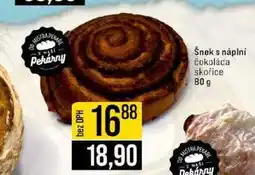 Jip Šnek s náplní čokoláda skořice nabídka