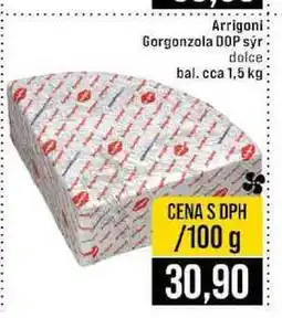 Jip Arrigoni Gorgonzola DOP sýr dolce bal. cca 1,5 kg 100g nabídka