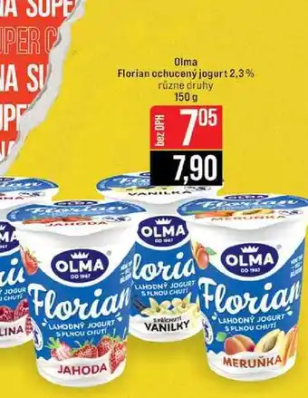 Jip Olma Florian ochucený jogurt 2.3% různé druhy nabídka