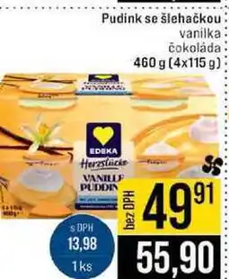 Jip Pudink se šlehačkou vanilka čokoláda 460 g (4x115 g) nabídka