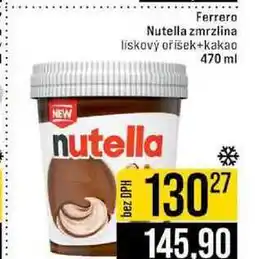 Jip Ferrero Nutella zmrzlina liskový oříšek+kakao 470 ml nabídka