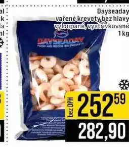 Jip Dayseaday vařené krevety bez hlavy vyloupané, vystřivkované nabídka