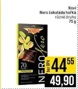 Jip Novi Nero čokolada hořká různé druhy nabídka