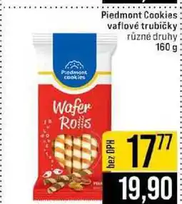 Jip Piedmont Cookies vaflové trubičky různé druhy nabídka