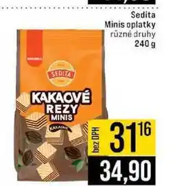 Jip Sedita Minis oplatky různé druhy nabídka