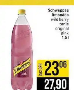 Jip Schweppes limonáda wild berry tonic original pink nabídka