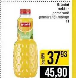 Jip Granini nektar pomeranč pomeranč+mango 1l nabídka