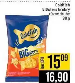 Jip Goldfish BIGsters krekry různé druhy nabídka