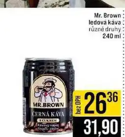 Jip Mr. Brown ledová káva různé druhy nabídka