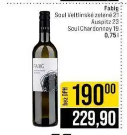 Jip Fabig Soul Veltlínské zelené 21 Auspitz 23 Soul Chardonnay 19 nabídka