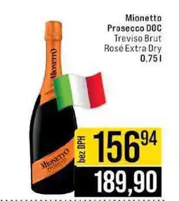 Jip Mionetto Prosecco DOC Treviso Brut Rosé Extra Dry nabídka