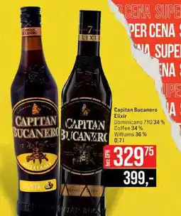 Jip Capitan Bucanero Elixir Dominicano 7YO 34% Williams 36 % nabídka