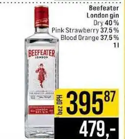 Jip Beefeater London gin Dry 40% Pink Strawberry 37,5% Blood Orange 37,5% nabídka