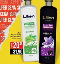 Jip Lilien tekuté mýdlo náhradní náplň různé druhy nabídka