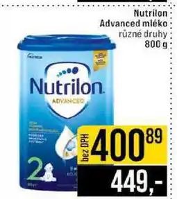 Jip Nutrilon Advanced mléko různé druhy nabídka