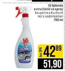 Jip 10 Splendo extra čistič ve spreji koupelna a kuchyně rez a vodní kámen nabídka