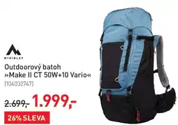 Intersport Outdoorový batoh >>Make II CT 50W+10 Vario<< nabídka