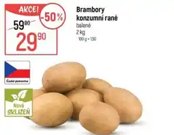 Globus Brambory konzumní rané nabídka