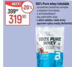 Globus 100% Pure whey čokoláda nabídka