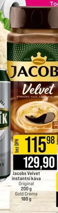 Jip Jacobs Velvet instantní káva nabídka