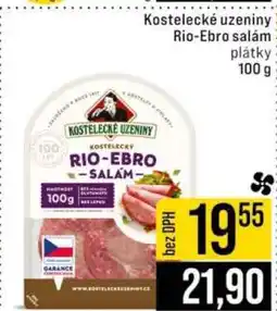 Jip Kostelecké uzeniny Rio-Ebro salám plátky nabídka