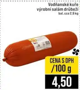 Jip Vodňanské kuře výrobní salám drůbeží nabídka